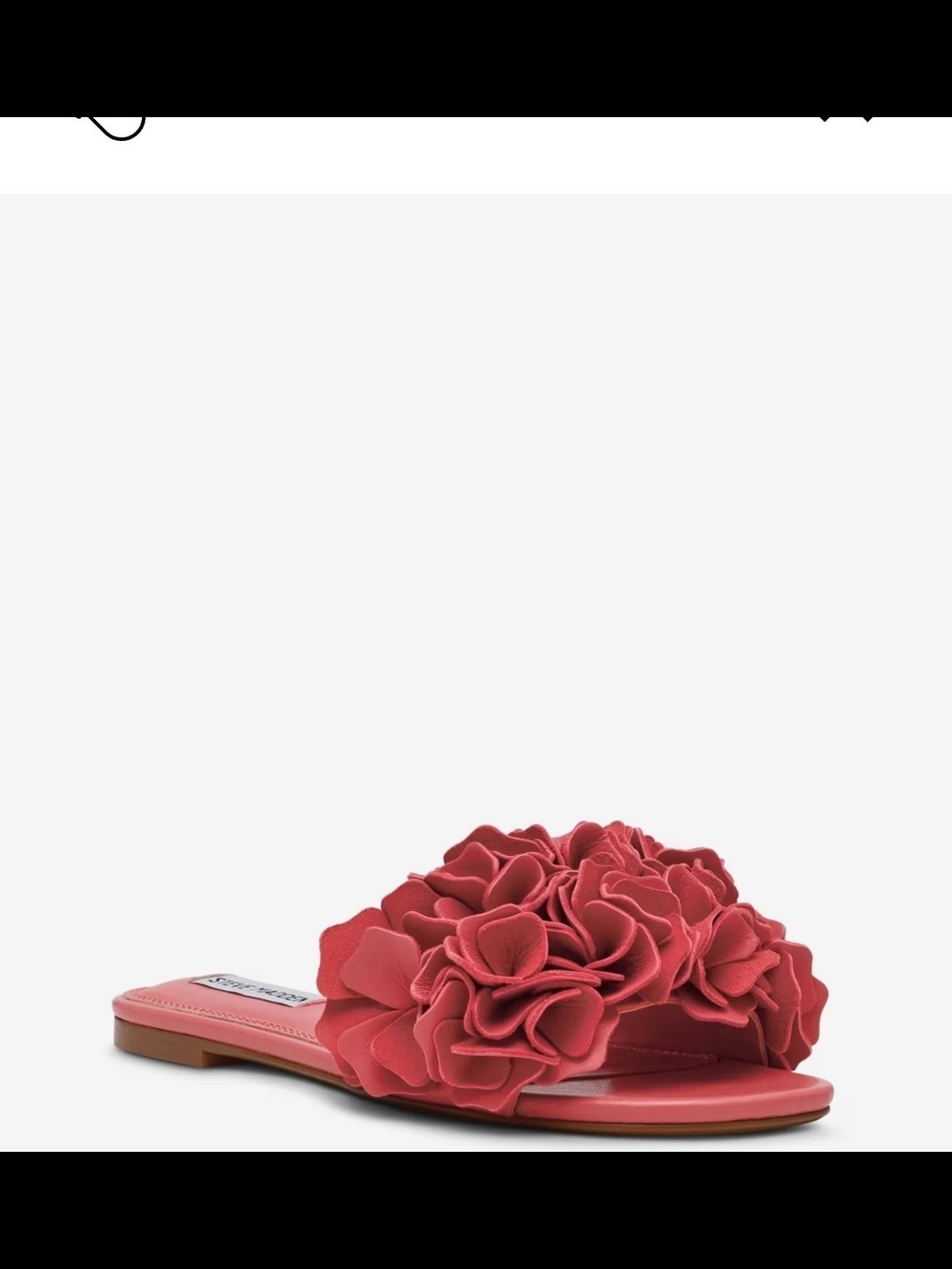 Steve Madden Women’s Coral Floral Slide Sandals. Flo Sandals